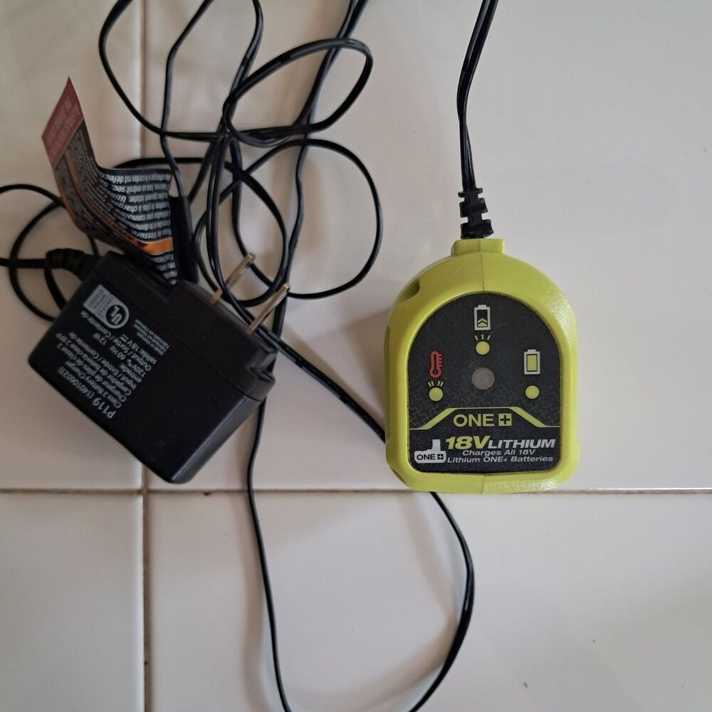 Ryobi P119 18v 18 volt ONE+ NiCad Lithium Ion Battery Charger